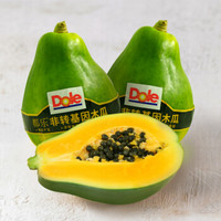 Dole 都乐 嘟乐Dole 进口木瓜4只装 单果350g起