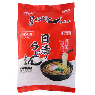 日清 （Nissin ）速冻乌冬面 5包装 原装进口 面条 1kg/袋