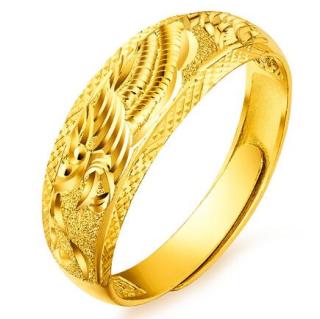 商品六福珠宝b01tbgr0019戒指638g18金色