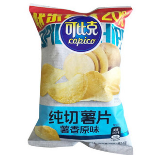 可比克 薯香原味 纯切薯片 办公室休闲膨化零食 70g（加量装）