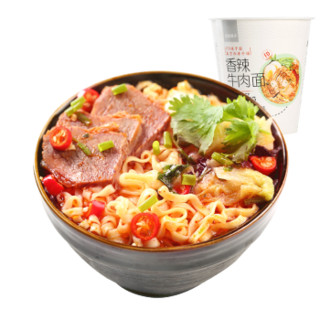 良品铺子 香辣牛肉面 方便面速食泡面休闲零食68g