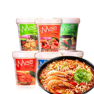 iMee 艾米 泰国进口方便面 （杯装 、6杯 、395g）