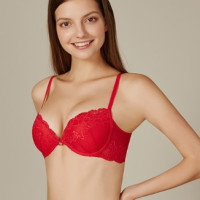 wonderbra WBWBR6C22T 红色蕾丝舒适性感聚拢文胸 *2件