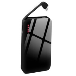 TAMGLE 20000M 迷你充电宝 自带线 5000mAh