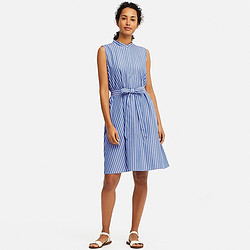 优衣库 UNIQLO 优衣库 417908 女士条纹连衣裙