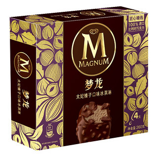 MAGNUM 梦龙 冰淇淋 太妃榛子口味 65g*4支