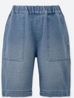 优衣库 优衣库UNIQLO 416521 男童 针织牛仔松紧短裤