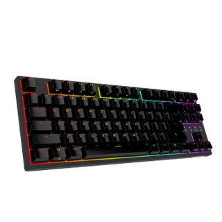 DURGOD 杜伽 TAURUS K320 87键 有线机械键盘 深灰紫 Cherry黑轴 RGB