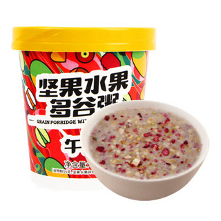 XN 坚果水果多谷粥（午馋）方便速食午餐粥 代餐粉 68g *6件