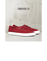 Forever 21 男士帆布系带运动鞋