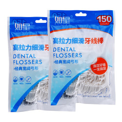 如星 超细牙线棒 300支装