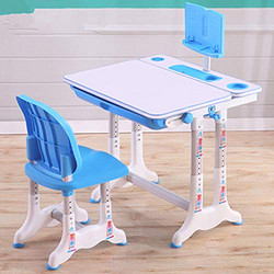 缘诺亿 跨境出口儿童学习桌书桌可升降小孩桌子多功能写字桌椅组合套装