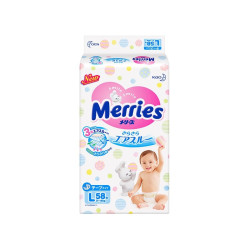 Merries 花王妙而舒 L58片 2包装