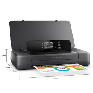 HP 惠普 OfficeJet 200 Mobile Printer 便携式喷墨打印机 (黑色)