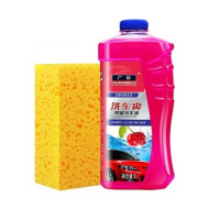 广标 汽车爽 带蜡洗车液 洗车海绵