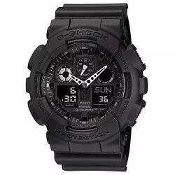 CASIO 卡西欧 G-SHOCK系列 GA-100-1A1DR 双显运动手表 *2件