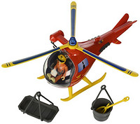Simba仙宝消防员山姆直升机 带人物模型