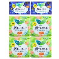 kao 花王 乐而雅 超瞬吸系列 卫生巾日夜组合 6包 142片