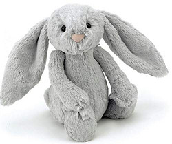 Jellycat 害羞系列之邦尼兔 银灰色 中号 31cm