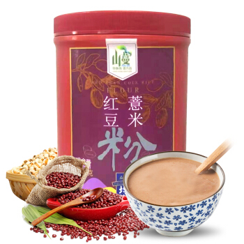 山蔓  五谷均衡 红豆薏米粉 (500g、罐装)