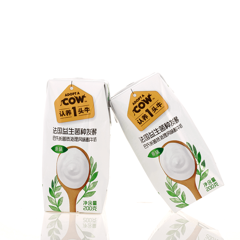 认养一头牛 常温原味法式酸奶 200g*12盒