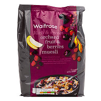 临期品、至八月中旬：Waitrose 维特罗斯 什锦营养麦片 枫糖坚果味 1kg