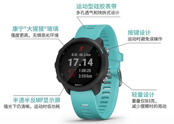 GARMIN 佳明 Forerunner245 多功能音乐手表