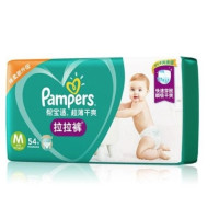 Pampers 帮宝适 婴儿拉拉裤 M号 54片 *3件