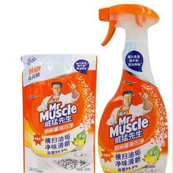 Mr Muscle 威猛先生 厨房重油污净 455g+补充装420g