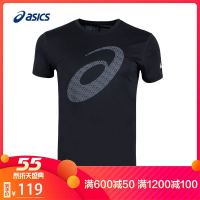ASICS亚瑟士男式SILVER短袖跑步T恤透气运动上衣2011A380-001