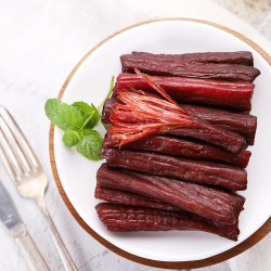 科尔沁 风干牛肉干 230g *3件