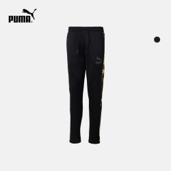 PUMA 彪马 578332 男子拼接抽绳运动长裤