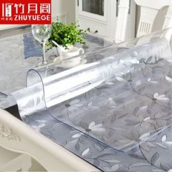 竹月阁 软塑料玻璃PVC桌布 60*60cm