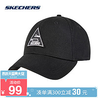 Skechers斯凯奇男女同款运动棒球帽 时尚刺绣休闲帽 SMLD219U014