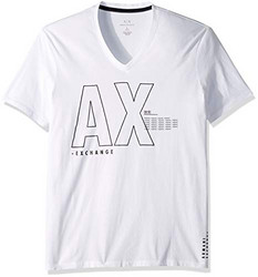 Armani Exchange阿玛尼Faded Ax Logo 男T恤