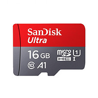 聚划算百亿补贴：SanDisk 闪迪 Ultra 至尊高速移动 microSDHC A1 UHS-I TF存储卡 16GB