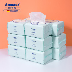 Anmous 安慕斯 柔棉巾洗脸巾 100片*12包