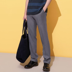 优衣库 UNIQLO 优衣库 413166 男士无褶修身长裤