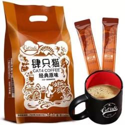 肆只猫 原味咖啡 40条