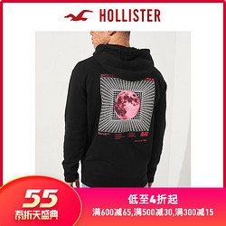 Hollister 252436-2 印花图案帽衫卫衣 男