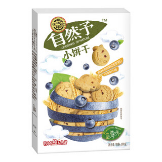 徐福记 自然予小饼干 (100g、蓝莓味、盒装、4小包)