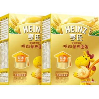 88VIP：Heinz 亨氏 金装 智多多鸡肉营养面条336g*2