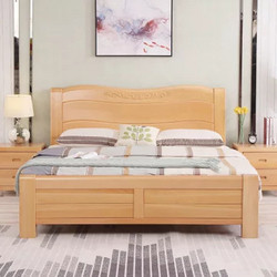 进畅家具 榉木双人床 1.8*2米