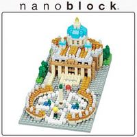 nanoblock官方旗舰店 日本微型钻石小颗粒拼插积木 800687NB梵蒂冈城 *2件