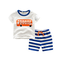 IK印象童年男童短袖套装儿童纯棉潮流夏天2件套男短袖休闲套装