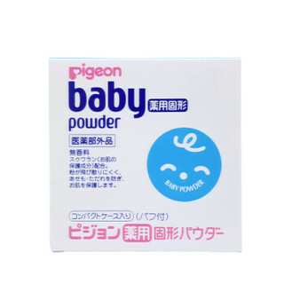 pigeon 贝亲 固体爽身粉痱子粉饼 (45g)