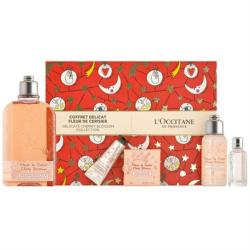  L'OCCITANE 欧舒丹 樱花系列 限量版洗护礼盒（沐浴露250ml+身体乳75ml+香皂75g+香水7.5ml+护手霜10ml）