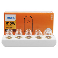 PHILIPS 飞利浦 超值型单尾平角指示灯后行车灯停车灯R10W 12V汽车灯泡 10支装