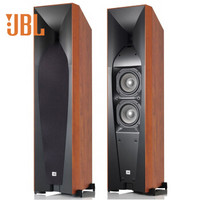 JBL STUDIO 580CH 音响 音箱 家庭影院 主音箱 落地主音箱 组合套装 木质 红色（需搭配功放使用）