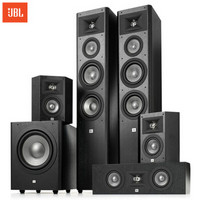 JBL STUDIO290BK 音响 音箱 5.1 家庭影院 电视音响 落地影院 组合音响 客厅影院 音响套装 HIFI